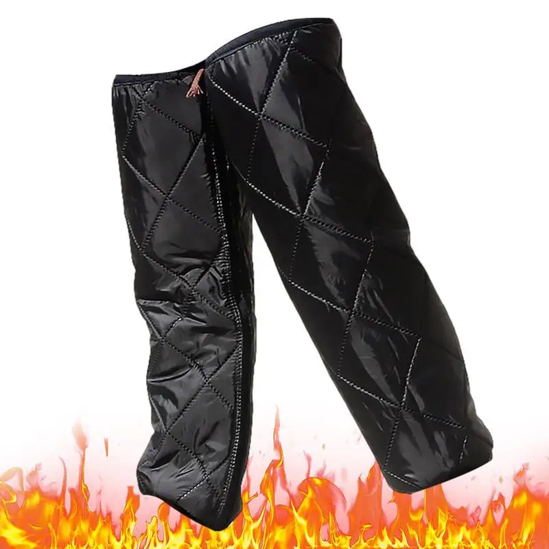 

Motorcycle Knee Pads Winter Warm Leggings Covers Full Chaps Motorcycle Knee Pads Guards For Riding Cycling Skating Motorcycle