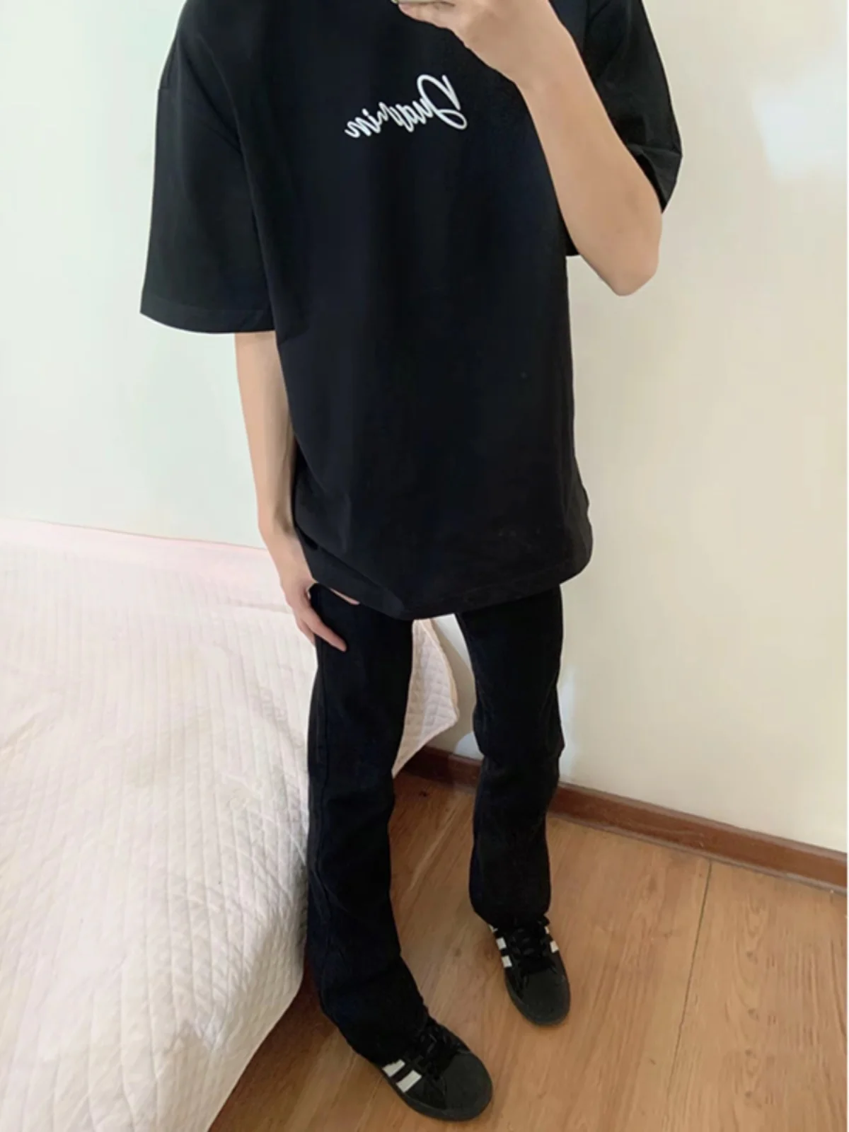 

Джинсы Bla 57 для мужчин и подростков: летние, модные, премиум-класса, с эффектом похудения, прямые, износостойкие, слегка расклешенные