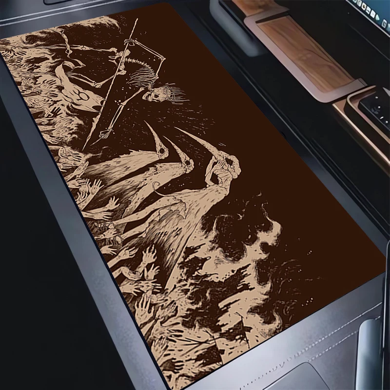 

Mouse Pad anti-slip Durable Desk Mat Offices PC Accessories Keyboard Pad Terror Skeleton Skull Mouse Mat Gaming Tapis De Bureau