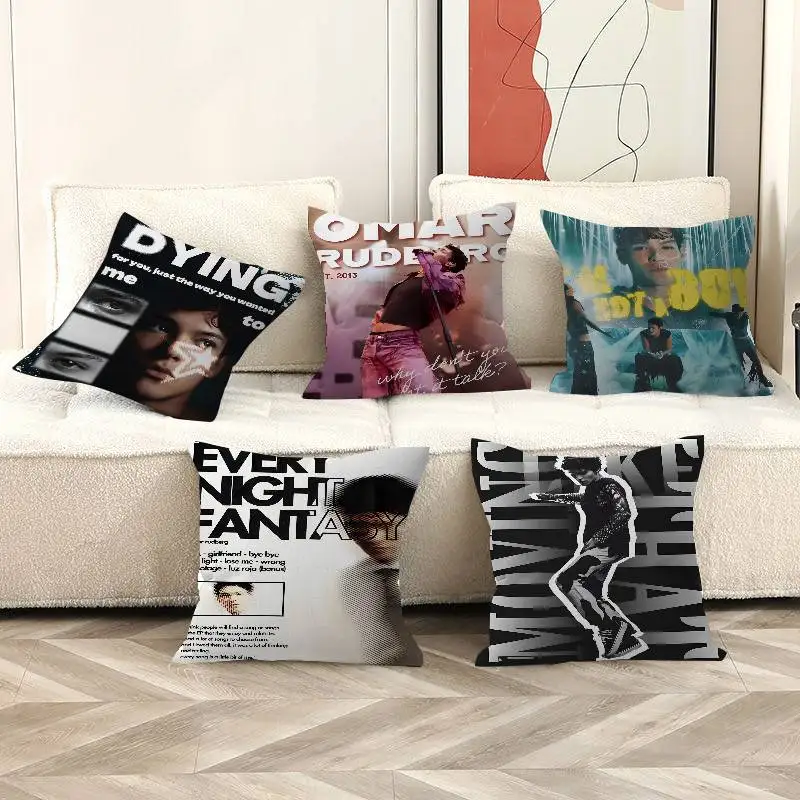 

RAP O-Omar R-Rudberg Personalized Pillow Cover Kids Bedroom Wild Party Decor Pillowcase kid Birthday shower Gift
