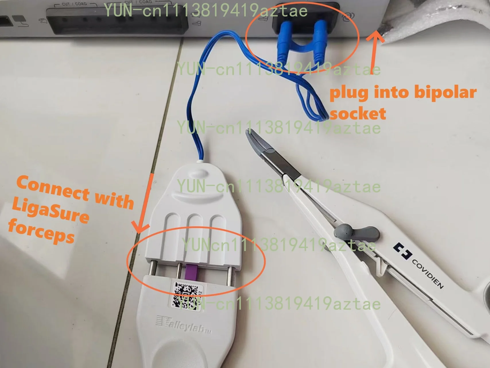 Vessel Sealing Converter Electrosurgical Unit Diathermy  Adapter for 7mm Vessel Sealing Vet Animal Clinic LigaSure
