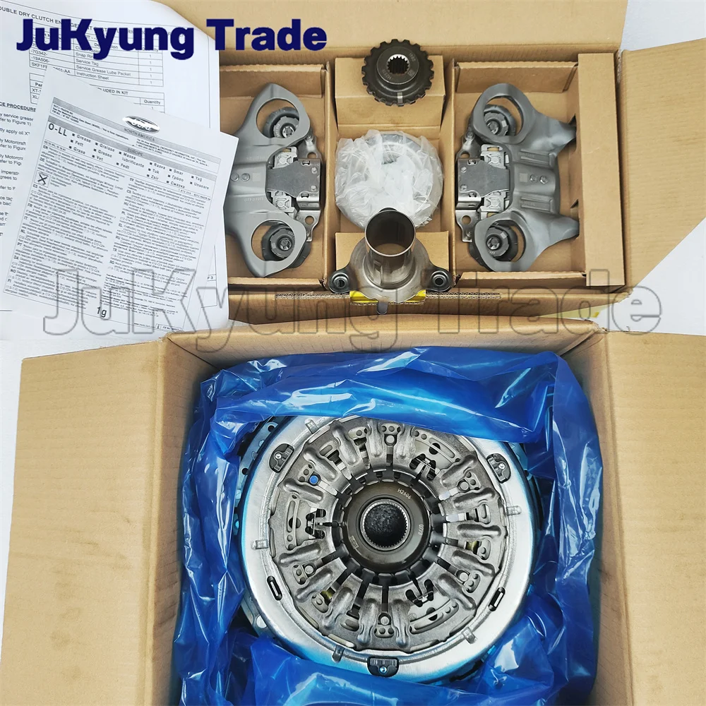 DPS6 6DCT250 Transmission Dual Clutch With Fork Bearing Kit 514002110 602000800 For Ford Focus Fiesta EcoSport 602000899