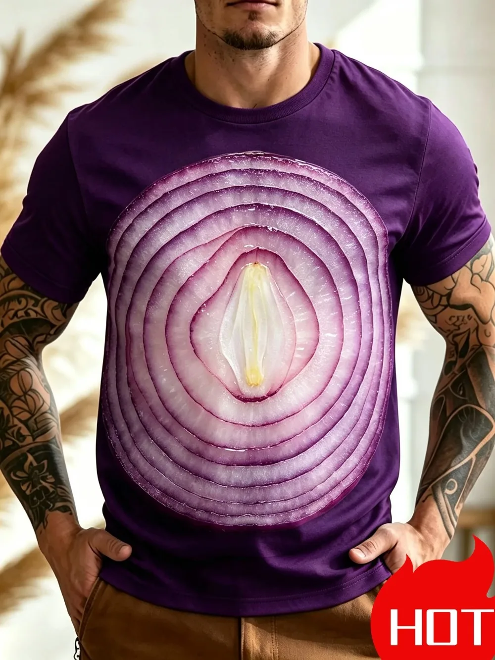 Yellow Corn Korean-style Lettuce Fruit Vegetable Men's 3Dprint Round-neck Short-sleeved Tshirt Casual Breathable Comfortable Top