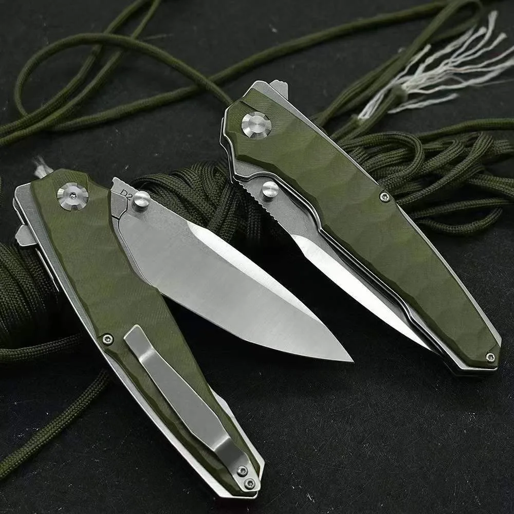 G10 Folding Knife Carry Outdoor High Hardness Camping Hunting Defense Tactical Folding Knife Survival Knife