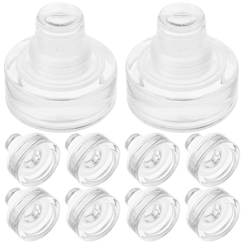 

10 Pcs Bottle Seals Bottles Stopper Silicone Reusable Wine Sealing Plugs Caps Accessory Beverage Stoppers for Glass