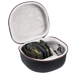 Ivinxy Hard EVA Case for Both Howard Leight By Honeywell Impact Earmuff and Genes accommodating headphones and glasses(only case