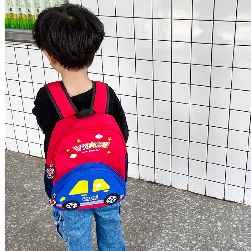 Kids 3D Cartoon Car Backpack Cute Kindergarten Schoolbag for Boys Girls Children 0‑3 4‑6 Years Old