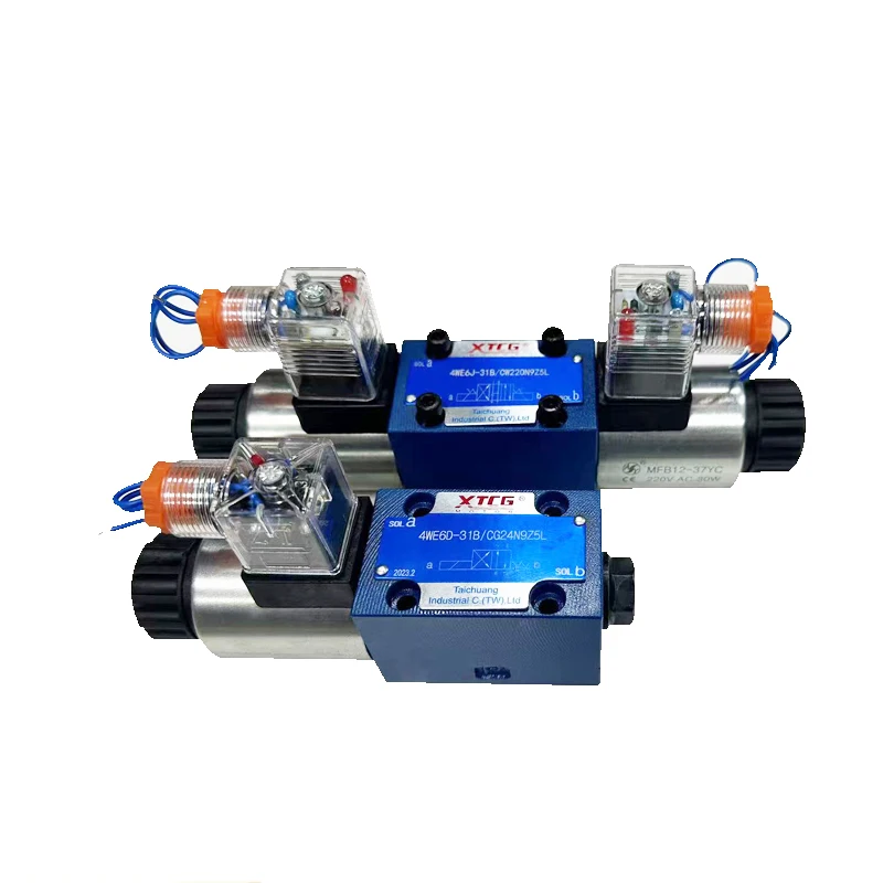 

Rexroth Type Hydraulic Directional Control Valve 4WE6 3 Position 4 Way Hydraulic Solenoid Operated Valve
