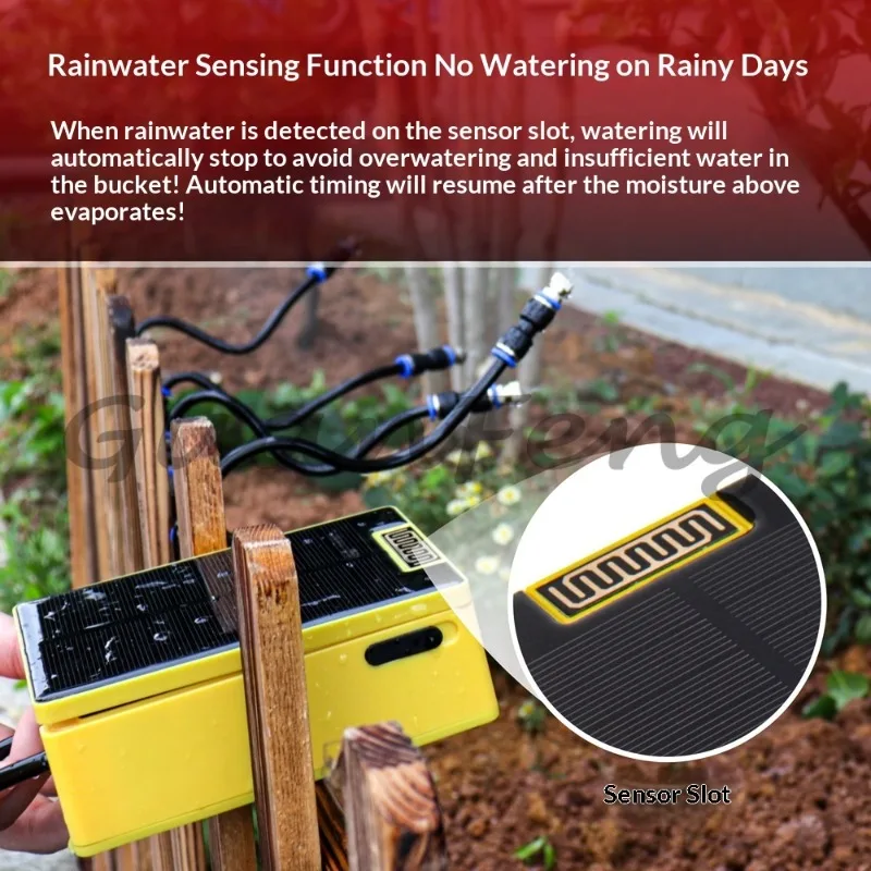Universal atomizing nozzle cover Solar single/double pump Automatic spray system Automatic watering