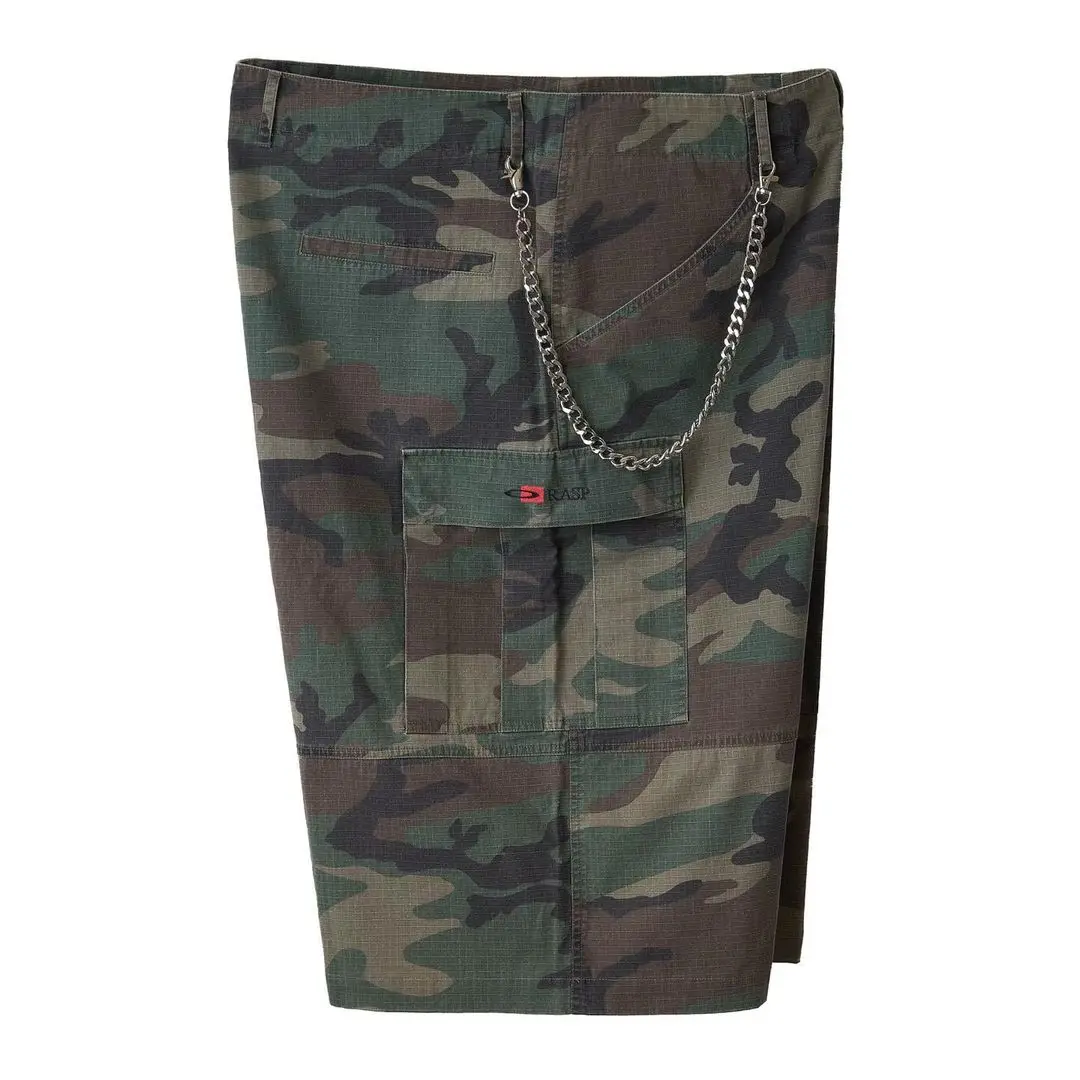 Pantalones góticos de camuflaje para hombres, pantalones casuales sueltos, patrón de gran tamaño impreso, hip-hop, moda popular, high street, y2k, verano, nuevo