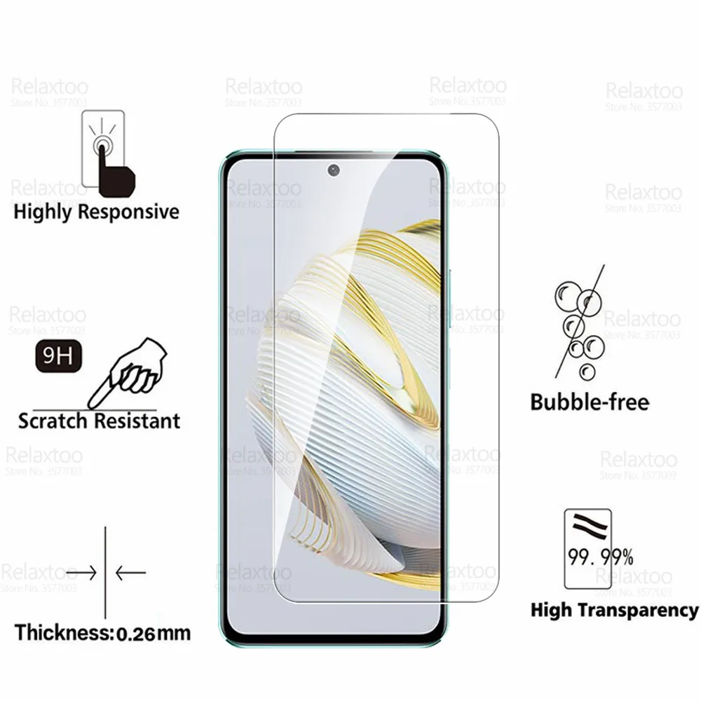 2To1 Camera Tempered Glass For Huawei Nova 10 SE Screen Protector Huawey Nova10 SE 10SE 4G BNE-LX1 BNE-LX3 Cover Protective Film