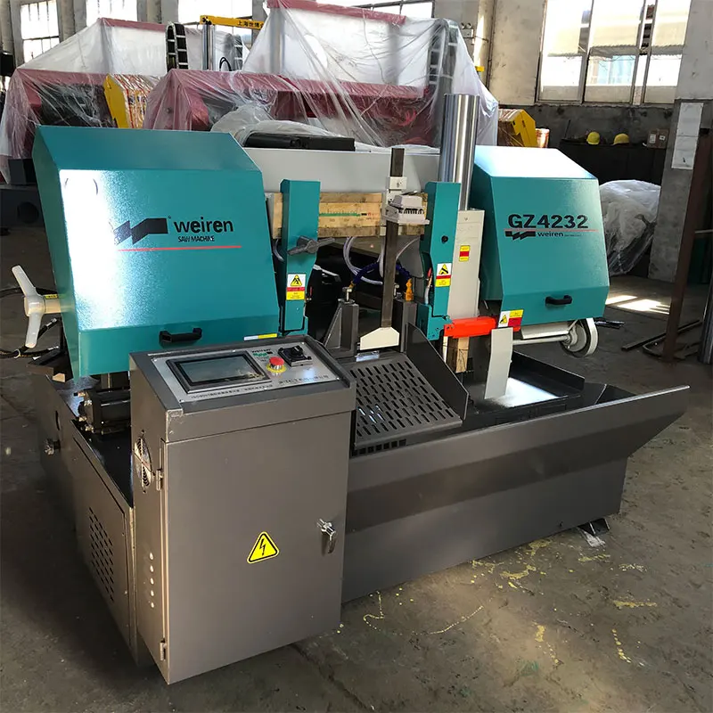 GZ4232 CNC Horizontal Semi-automatic Band Saw Machine for Hydraulic Cutting of Various Non-ferrous Metals