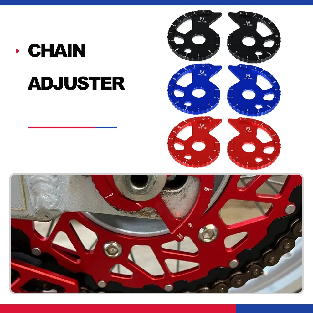 

For HONDA CRM250AR XLR250 XR250R/L XR400R XR600R XR 200R/230R Motorcycle CRF230 F/L/M CRF 150F/250F Chain Adjuster Regulator