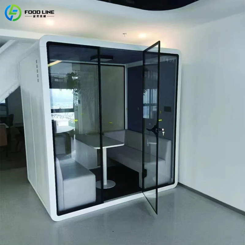Customized All Round Protection Soundproof Chamber Acoustic Office Pod Cabin with Fire Proof Material for Safety