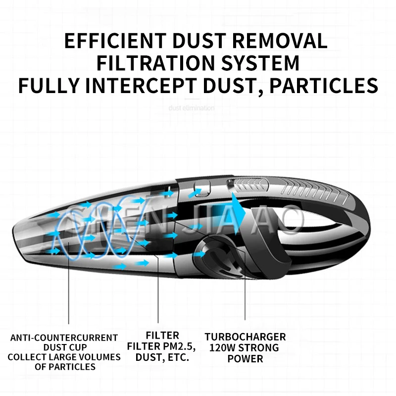 Auto staubsauger Drahtlose haushalt staubsauger Spezielle trocken und nass dual-use-leistungsstarke high-power handheld vakuum reiniger