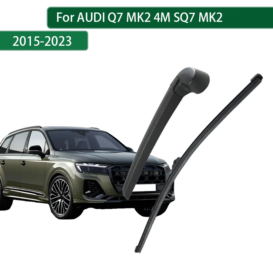 

14 Inch For AUDI Q7 MK2 4M SQ7 MK2 2015-2019-2023 Rear Wiper Blade Arm Set Rear Window Windshield