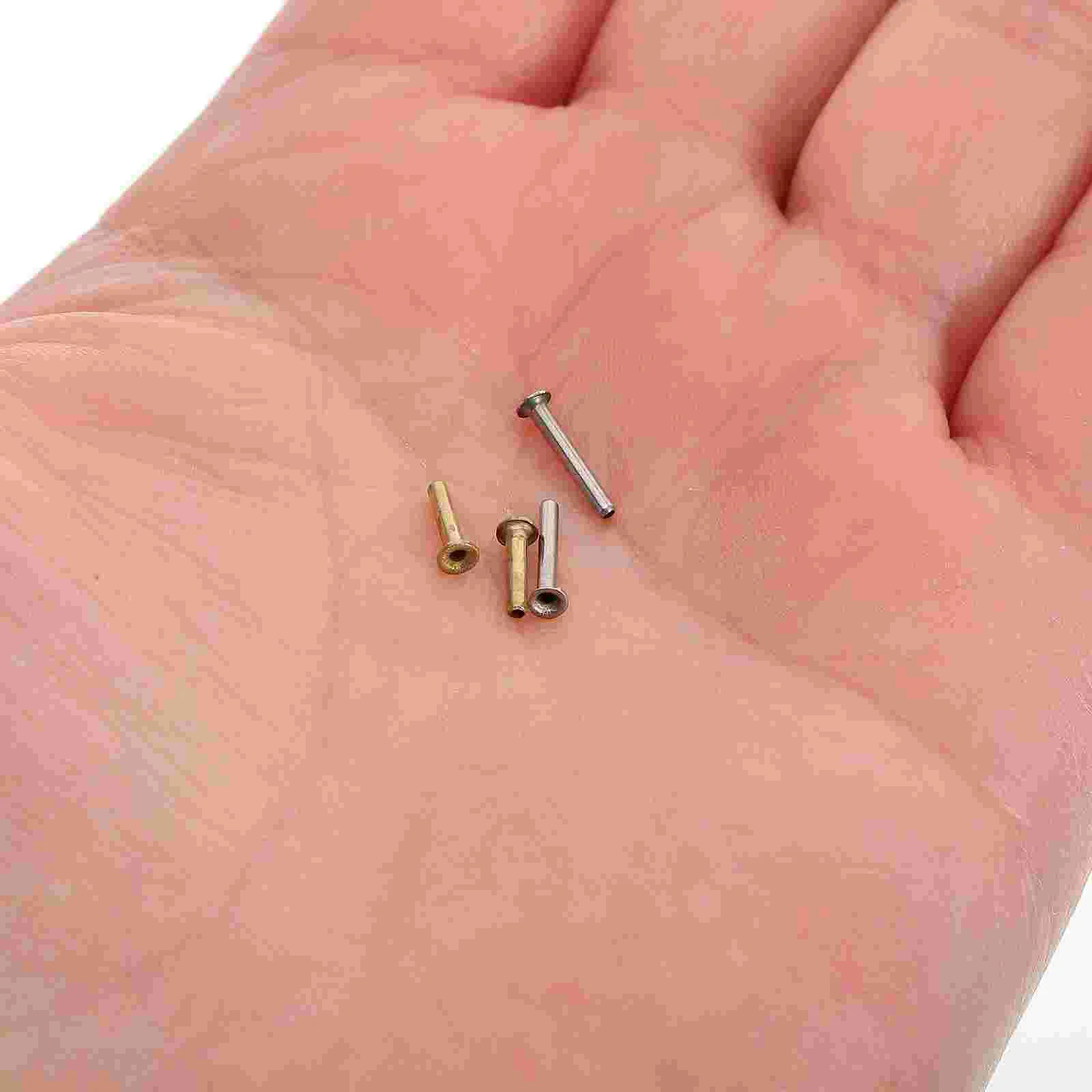 16 Stück Regenschirmrahmen Nieten Verbindung Rippenverbinder Hardware Leichte Rippen Silber Reparaturstifte