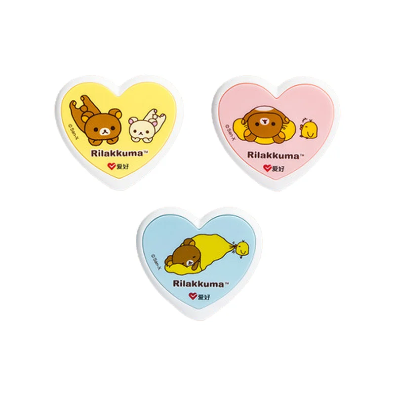 3pcs AIHAO 12091 Neutral Erasable Pen Rilakkuma Special Rubber Color Eraser Kawaii Correction Supplies School Office Stationery