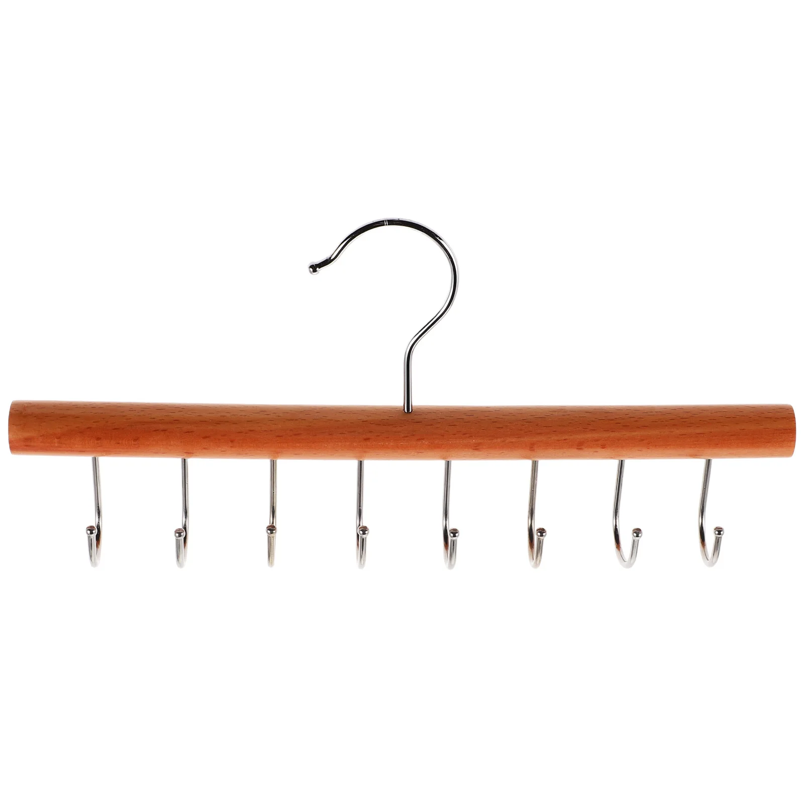 

Solid Wood Clothes Hanger Hook Belt Organizer Rack Circle Holder Closet Wooden Scarf Tie Pants Hook Purse Handbag