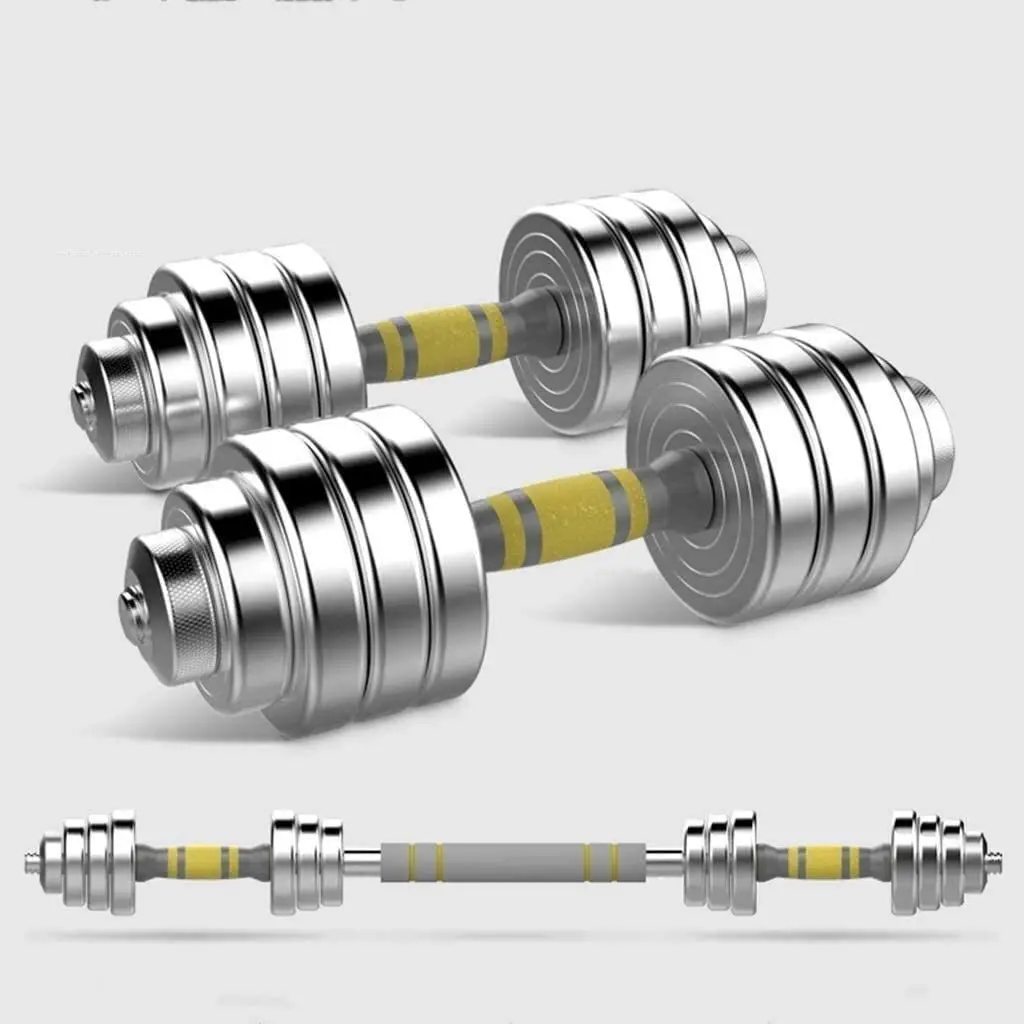 

40kg Stainless Steel Chrome Dumbbell Rack Set 30kg Professional Gym Weight Lifting Equipment