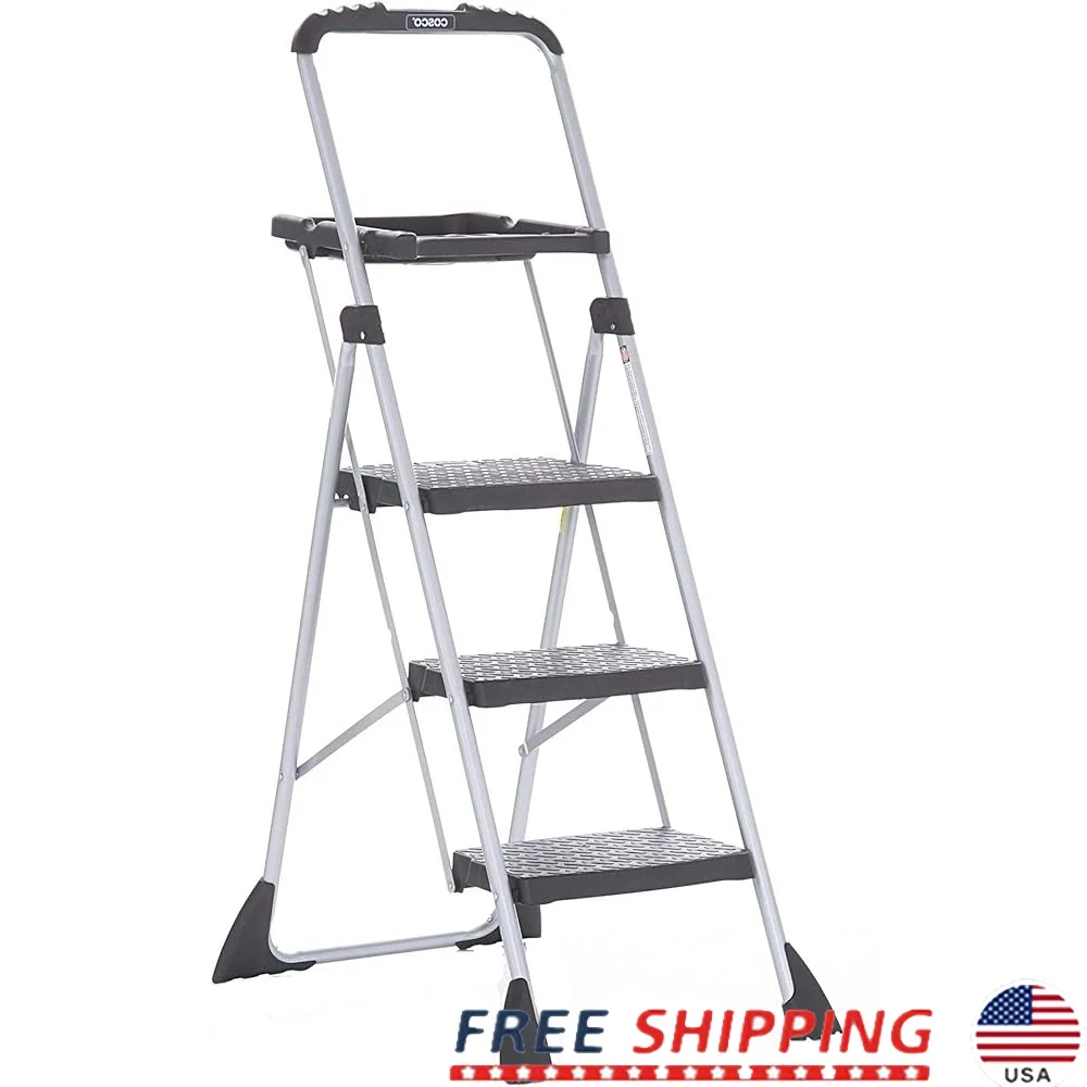 

Max Steel Work Platform Easy Fold One-Hand Lock Anti Slip Stable Secure ANSI Rated 225 lbs Project Trays Premium Tool Accessory