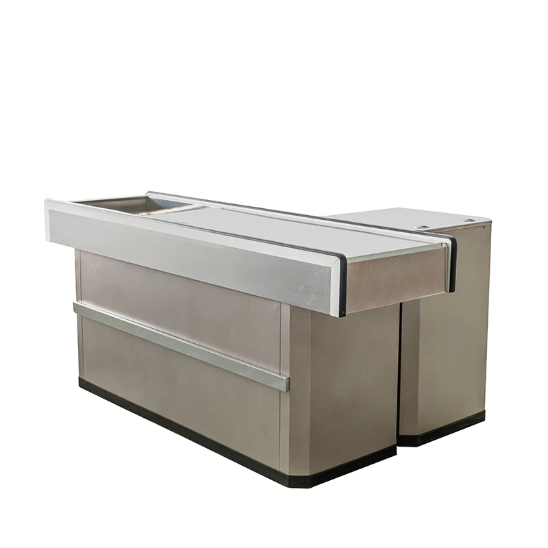 

Оборудование для кассовых зон супермаркетов, кассовые прилавки для магазинов