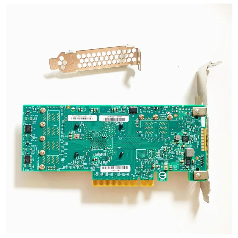 LSI Logic Controller Card IT Mode 9305-24i 24-Port SAS 12Gb/s PCI-E 3.0+6pcs SFF-8643 Sata Cable