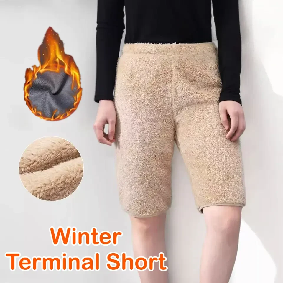 الحرارية جوارب طويلة مبطنة بالصوف الدافئة سبع نقاط السراويل شتاء دافئ المرأة قاعدة طبقة السراويل الأحذية سميكة منصات الركبة طويلة جونز