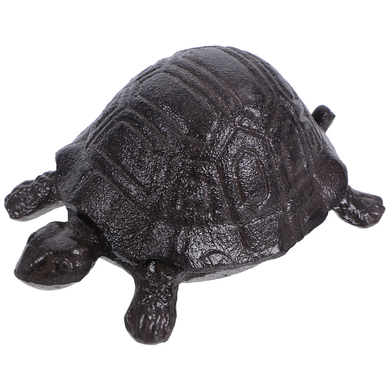 

Turtle Storage Box Vintage Cast Iron Key Hider Outdoor Garden Decor Large Capacity Secret Compartment Box Turtle Key Safe