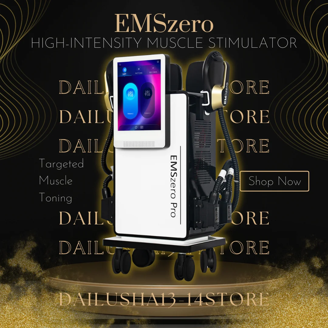 EMSzero EMS Body Sculpting Muscle Stimulate 6500W Machine With 4Handles RF Pelvic Stimulation Pads Optional