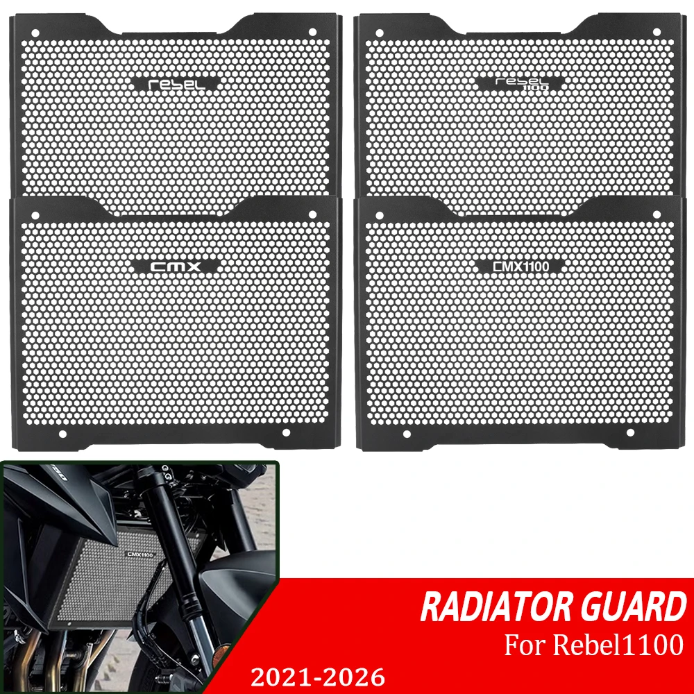 Motorcycle Radiator Cover Guard Protection Protector Grill For HONDA REBEL 1100 CMX1100 CM1100 CM CMX 1100 2021-2025 2024 2023