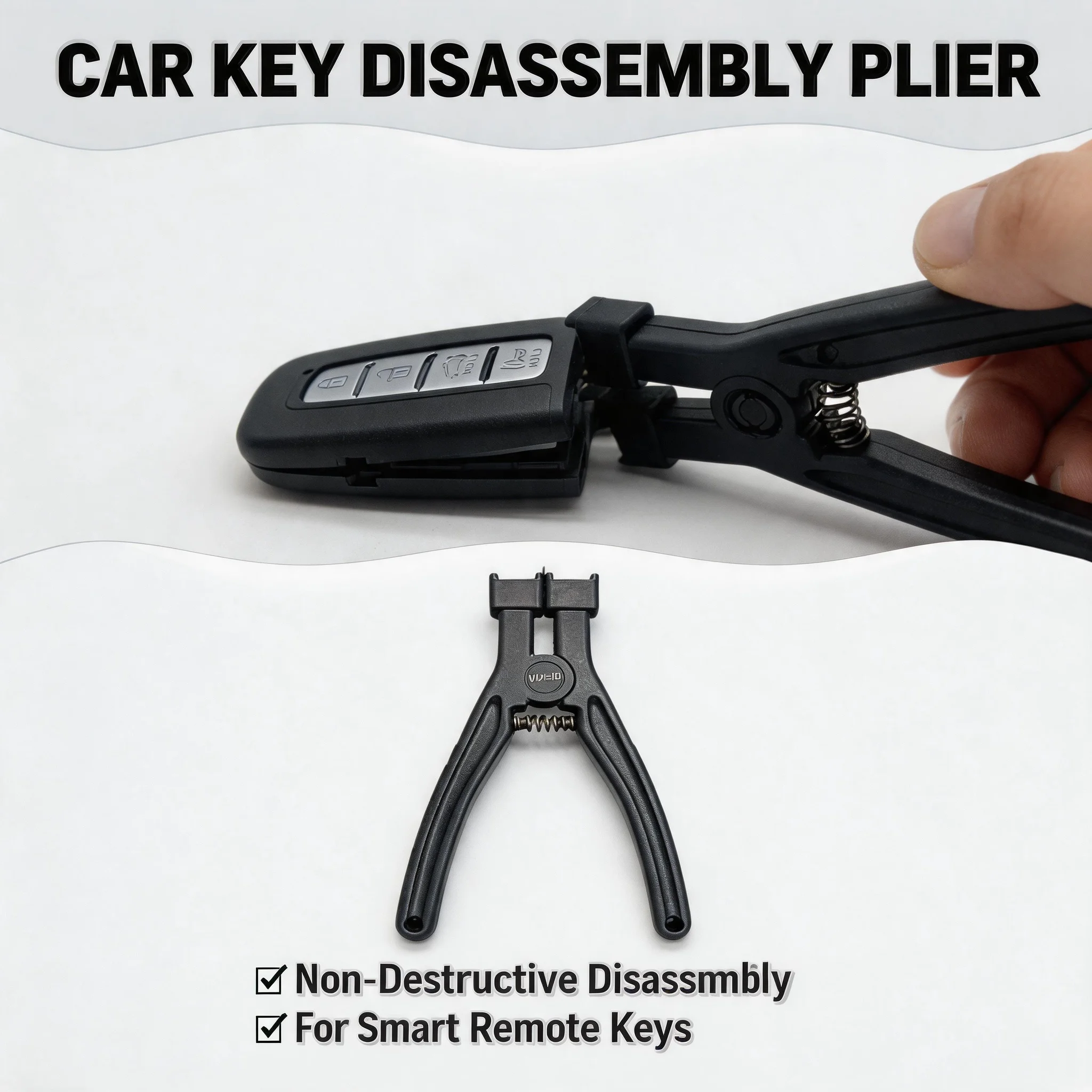 Key Pin Removal Car Key Disassembly Plier for VVDI Smart Remote Key for Toyota Universal Auto Locksmith Repair Open Tool Kit Set