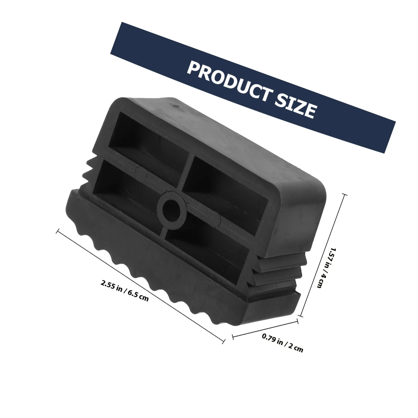 سلم قدم وسادة مطاطية نونسليب الغطاء الواقي استبدال غطاء القدم المضادة للخدش سلم استقرار الملحقات