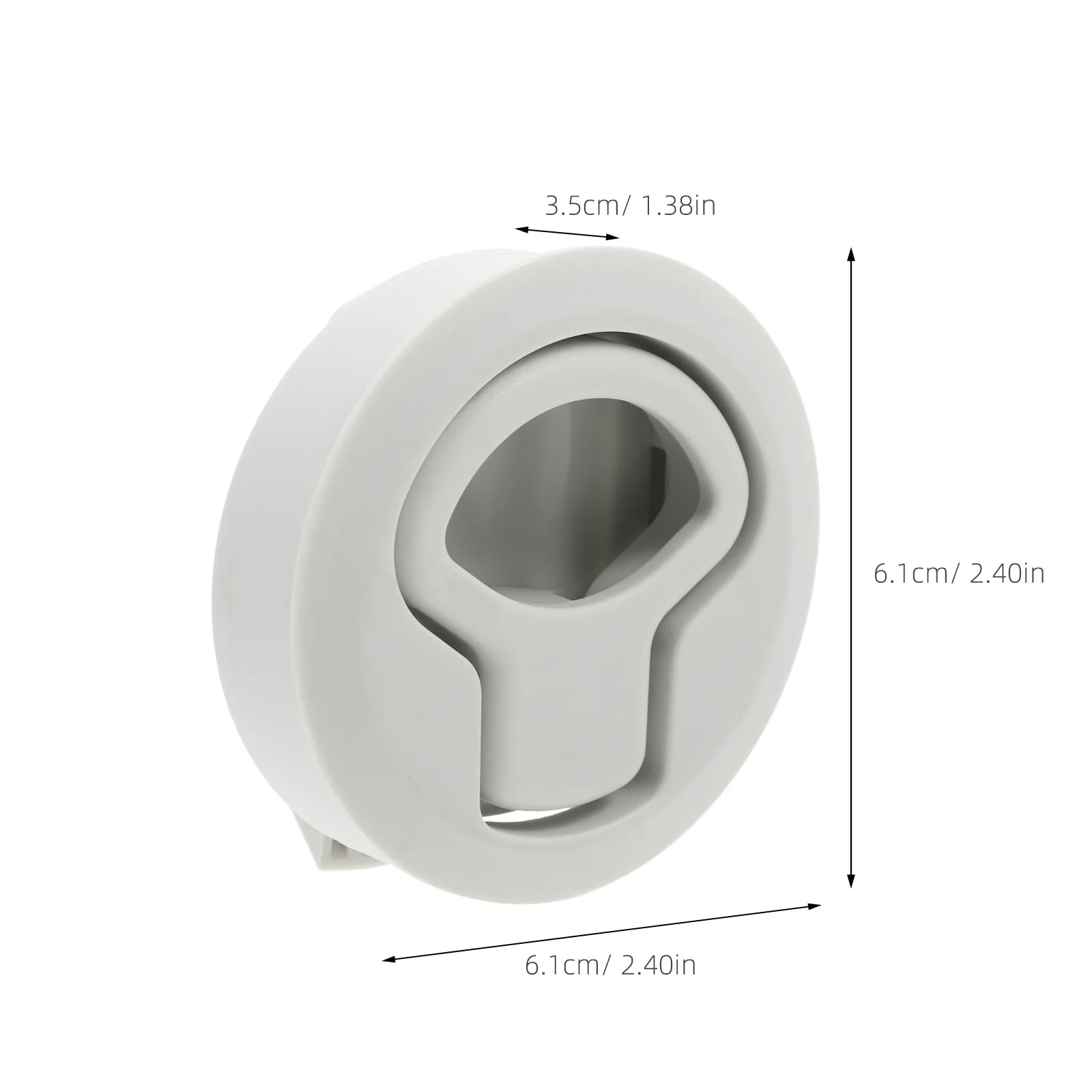 2 مجموعة قارب يفقس مزلاج فلوش جبل قفل خزانة ل Rv الباب البحري جولة سحب سلام مزلاج الأجهزة مقبض سطح السفينة فتحة إغلاق #2