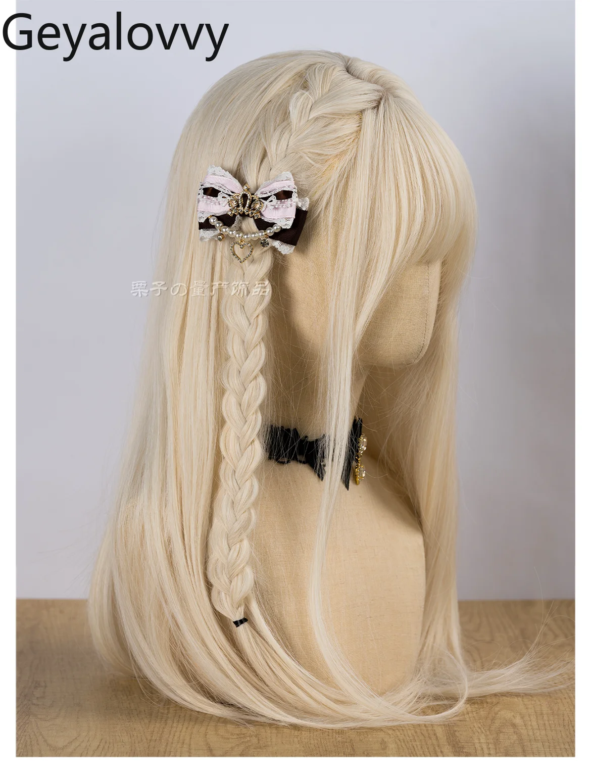 

Модные новые головные уборы: серийные аксессуары в стиле Лолита для женщин – милые и очаровательные заколки для волос с боковым бантом