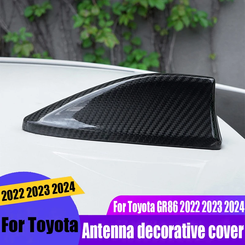

Для Toyota GR86 2022 2023 2024, антенна из настоящего углеродного волокна, декоративная крышка, автомобильные наружные украшения, товары