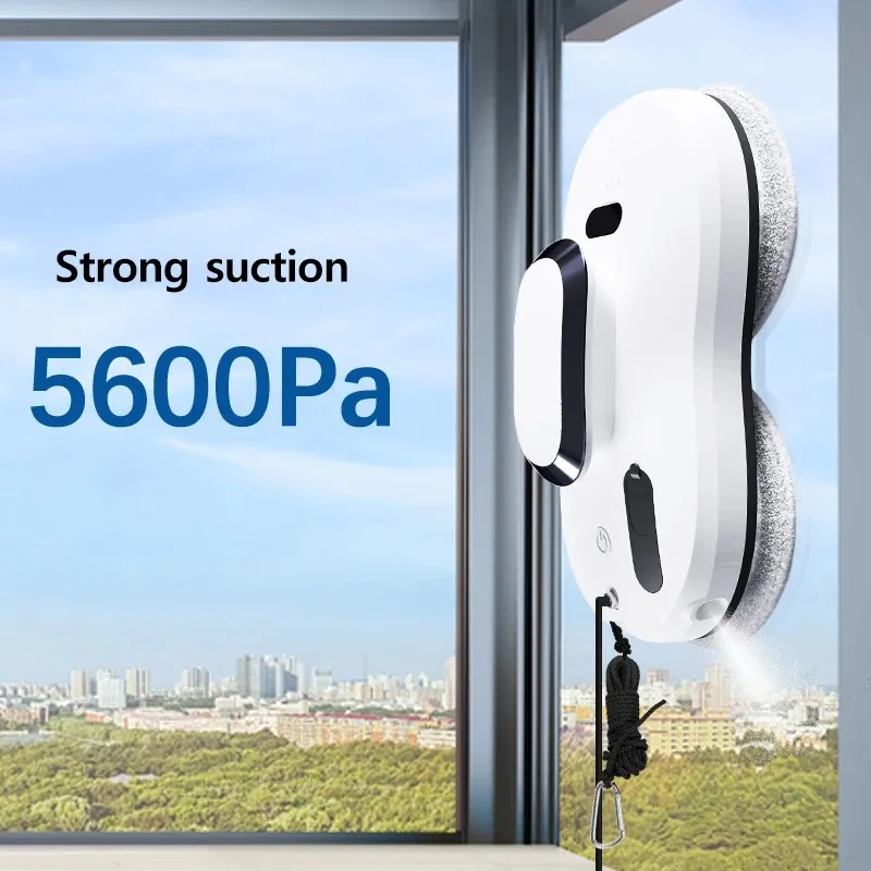 Upgraded Intelligent Window Cleaning Robot Water Spraying Function Electric Glass Window Cleaner With Remote Control For Home