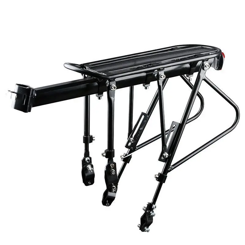 

Bicycle rear seat rack Mountain bike rear frame Quick-release manned luggage rack Aluminum alloy bicycle shelf seat