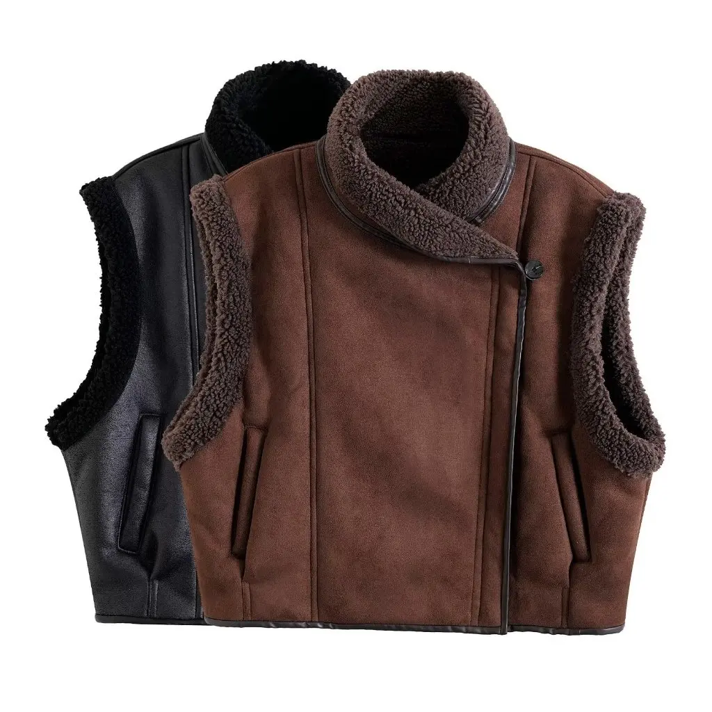 Chaleco de piel de invierno para mujer Estilo europeo y americano Nuevo suministro al por mayor