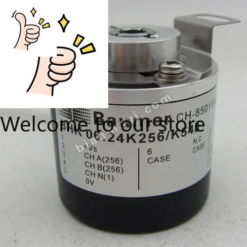 Supply Of New Baumer Rotary Encoder BHK 06.24K256/K548 Incremental Sensor, Aperture 6mm