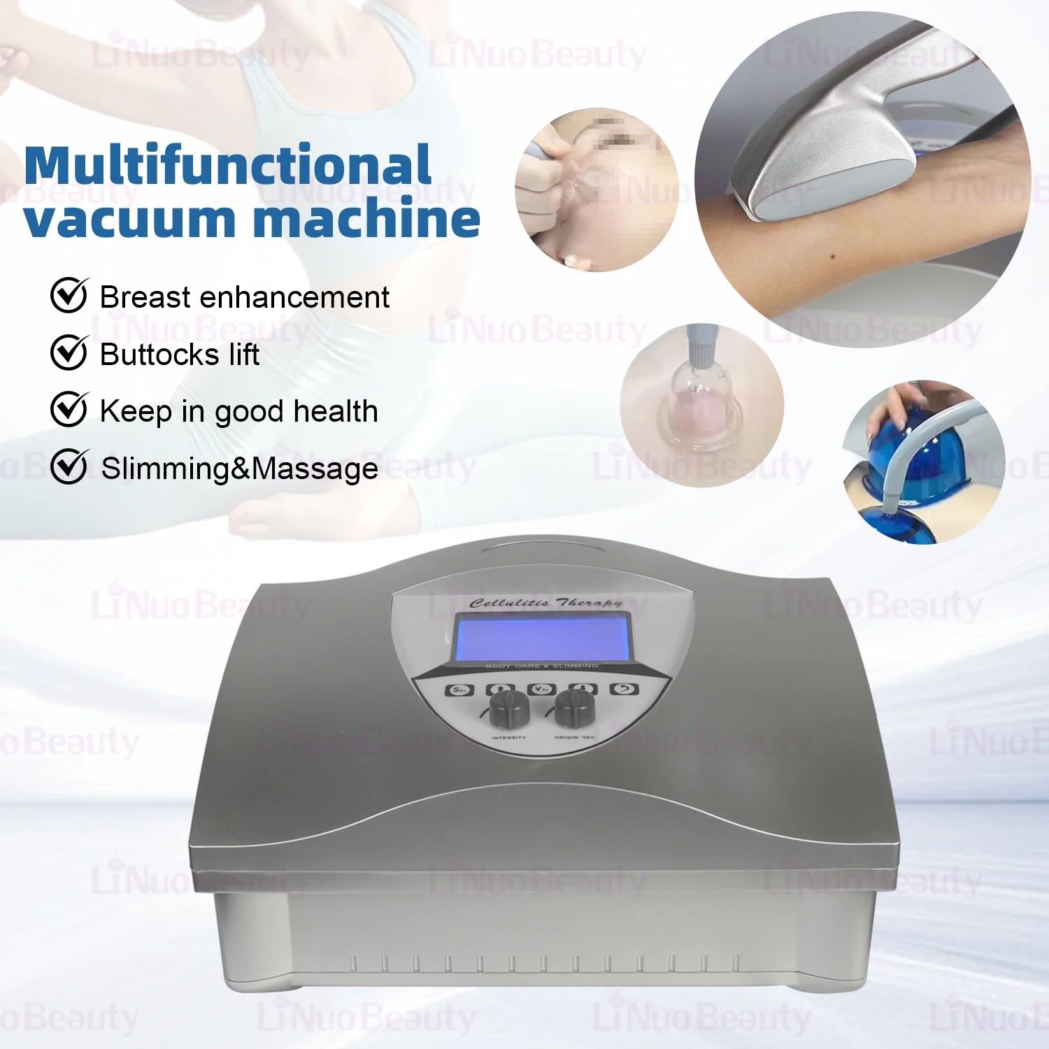 Vacuum Roller Cupping Machine Anti Cellulite Body Slimming Device Lymphatic Drainage Vacuum Suction Cup Therapy Beauty Equipment view 2