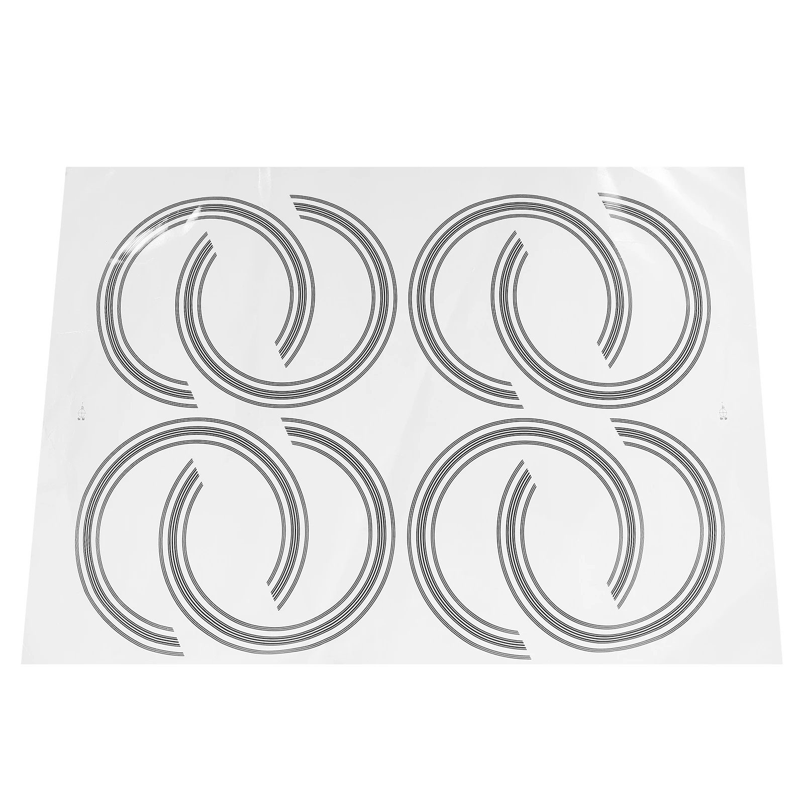 

8pcs Soundhole Ring Stickers 3D Decorative Sound Hole Inlay Stickers Self Adhesive Acoustic Hole Cover Inlay