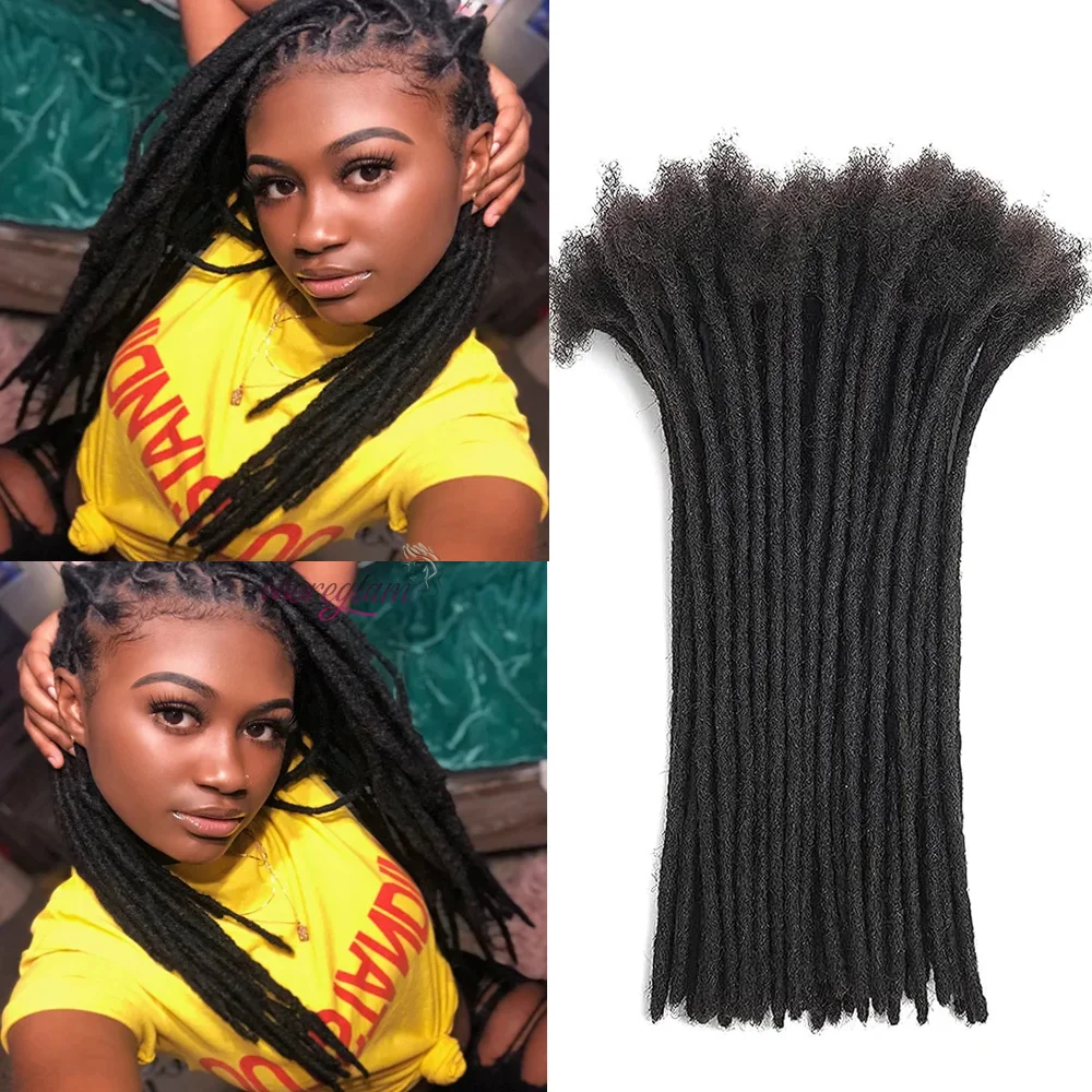 

Dreadlocks Hair Extensions Bundles Wholesale Crochet Braid Hair Remy Brazilian Locs Bulk Kinky Straight Human Hair for Braiding