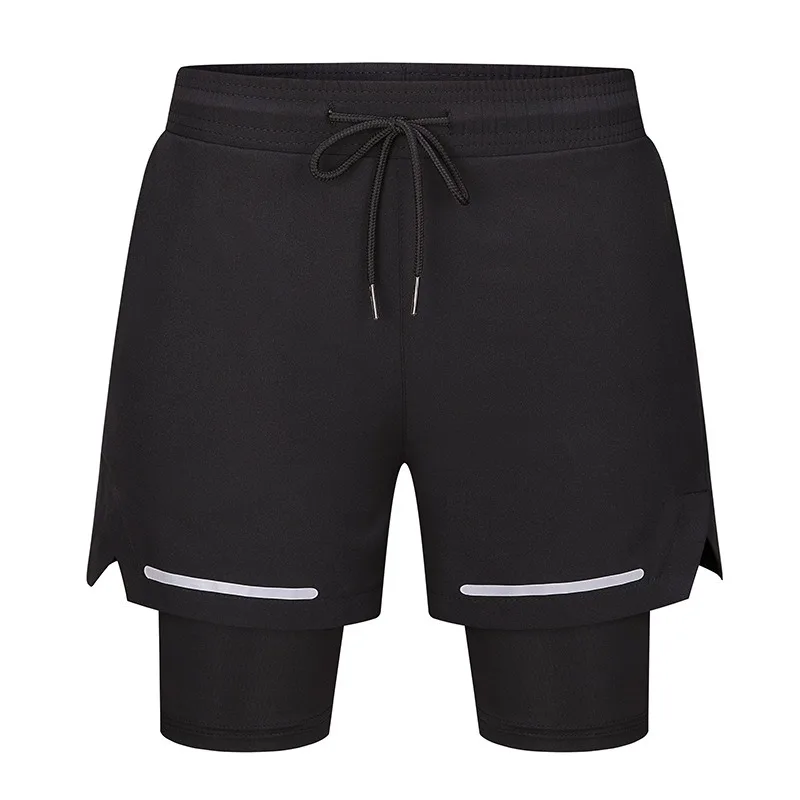 

Quick Dry Summer Casual Shorts Sportswear Double Layer Breathable Unisex Board Shorts Anti-embarrassment Swim Trunks For Men 5XL