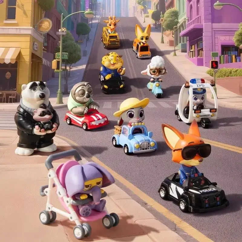 

Новый Zootopia2 Blind Box Dodo Fun Travel Series Mystery Box Cute Judy Nick Sloth Flash Модель Кукла Игрушка Украшение Рабочего Стола Подарки