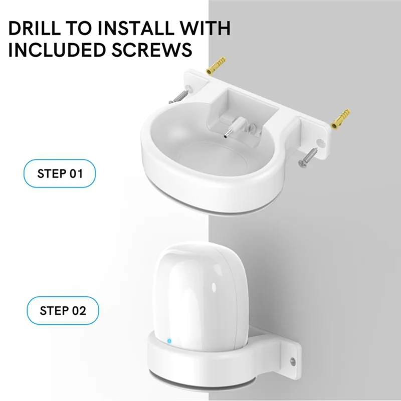 B03B-For Google Nest WiFi Pro Wall Mounting Bracket Intelligent Speaker Wall Storage Bracket Base, 1 PCS