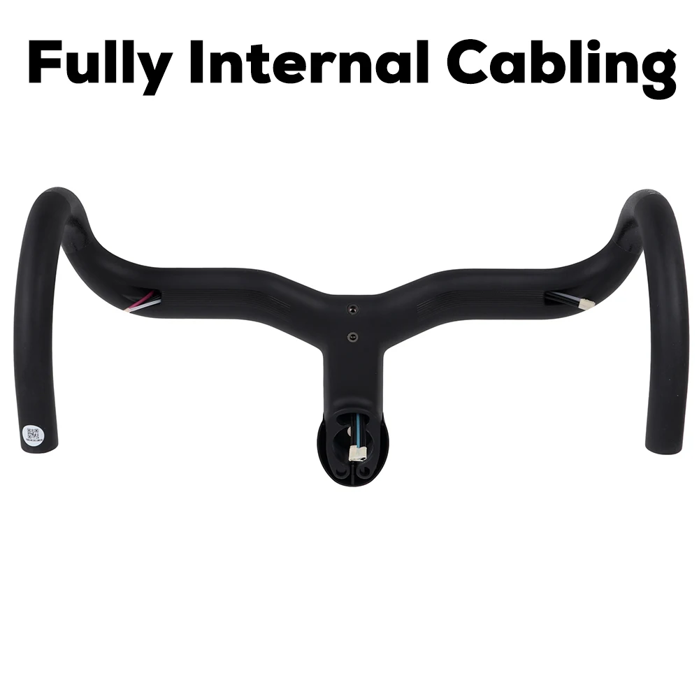 RACE Creston IC SL Carbon Handlebar Internal Routing Road Bicycle HandleBar Di2 Matte Black Integrated  Cockpit With mount,-6°