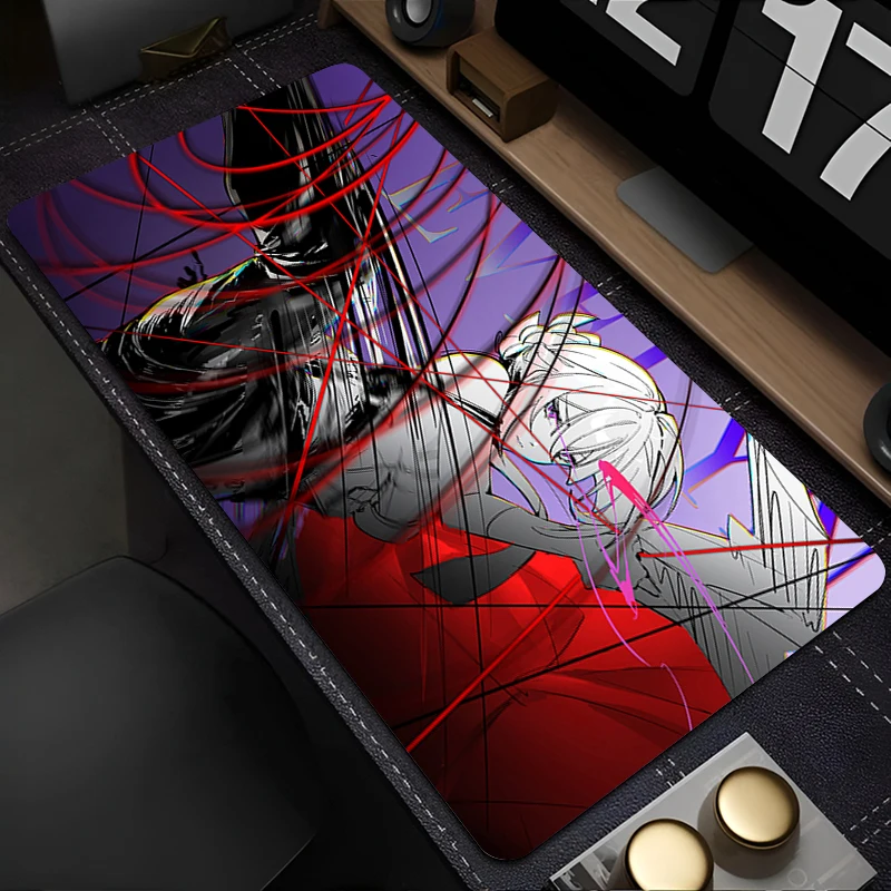 Podkładka pod mysz PC Anime Girl Evelyn HD Print Podkładka pod mysz Laptop ZZZ Gamer Cabinet Keyboard Pad Zenless Zone Zero Extended Desk Mouse Mat