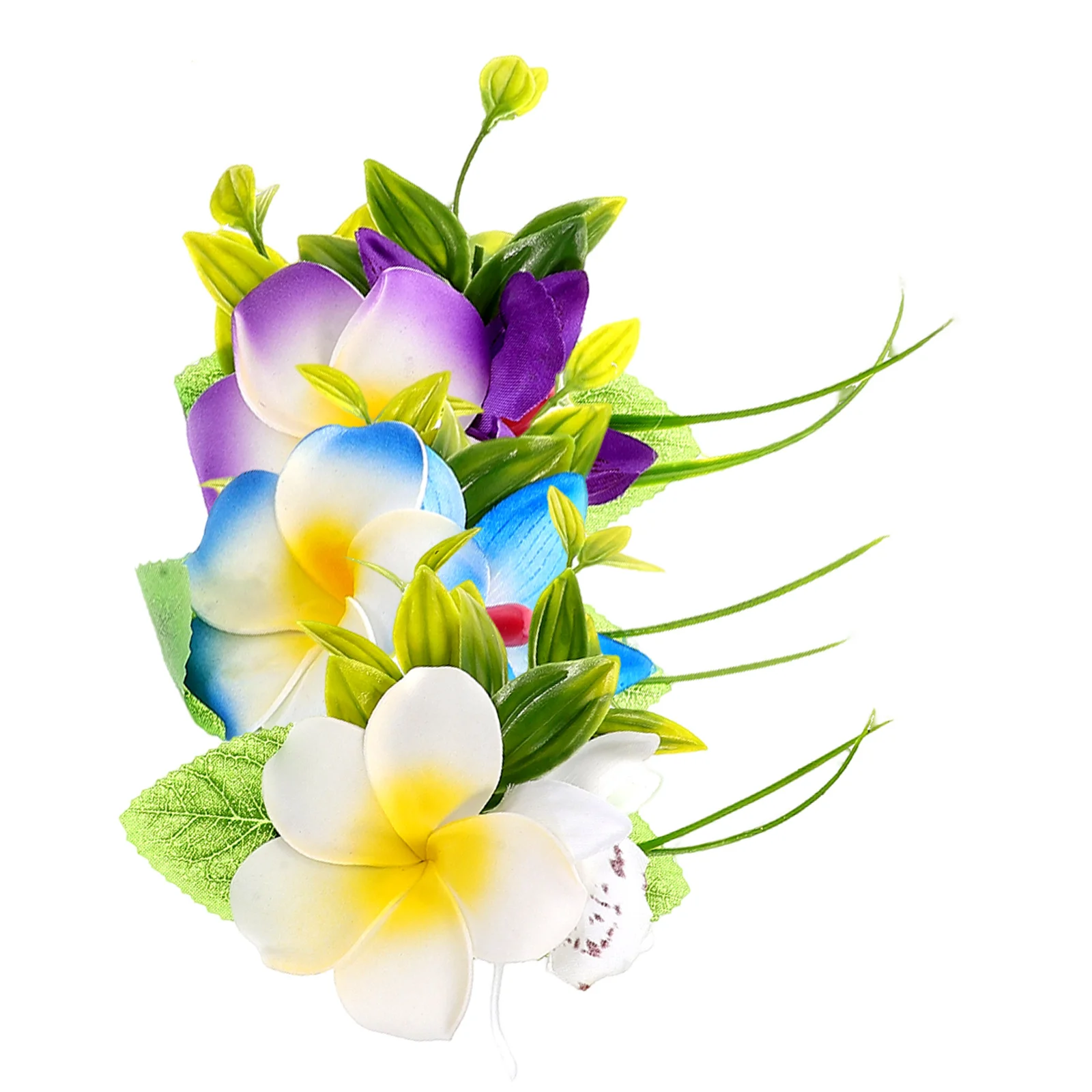 

3pcs Hawaiian Hibiscus Hair Clips Cute Floral Hairpins Boho Flower Accessories Lightweight Beach Vacation Party Daily Wear Women