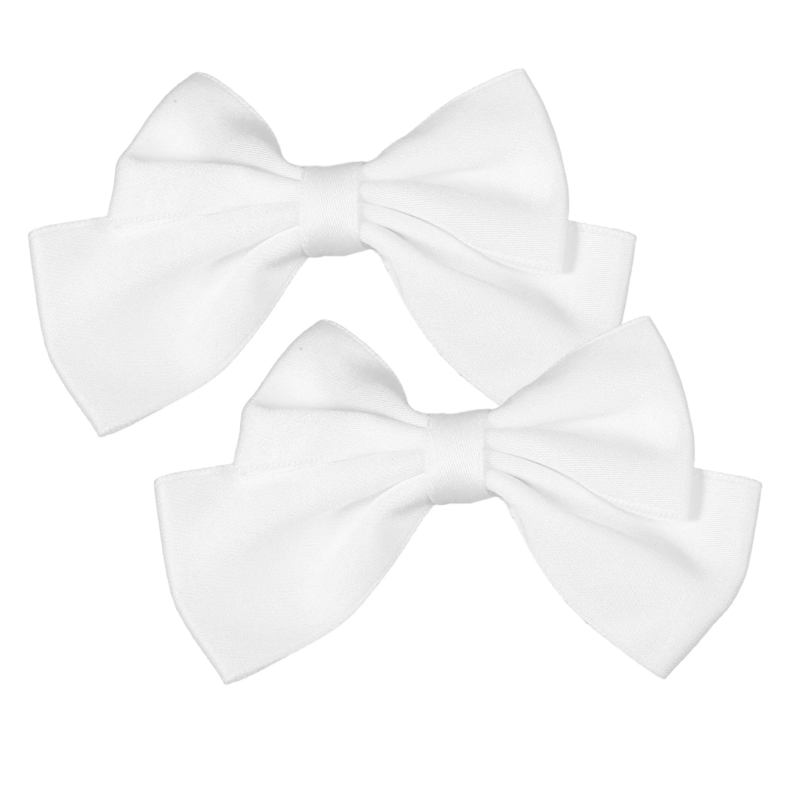 2 Pcs Bow Shoe Buckle Wedding Decor Clamp Bridal Shoes Hairpin Fabric Cloth Bride